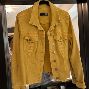 KUT denim jacket- gold